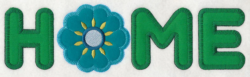 Home with Flower (Heirloom Applique) - Image 5