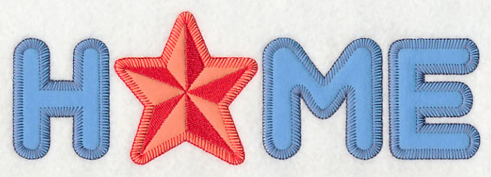 Home with Star (Heirloom Applique) - Image 2