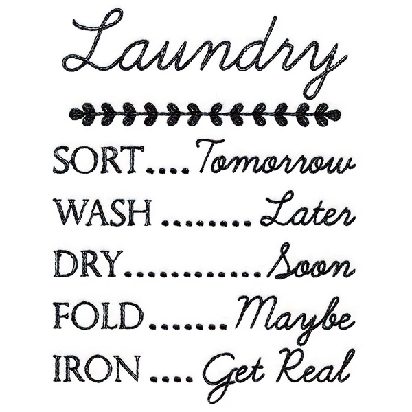 Homemaker's Sassy Laundry Schedule - Image 5
