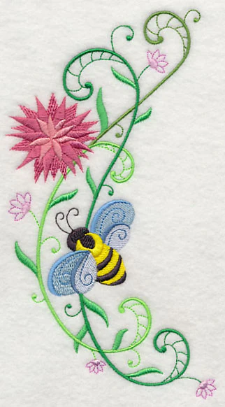 Honeybee Blossoms Spray - Image 3