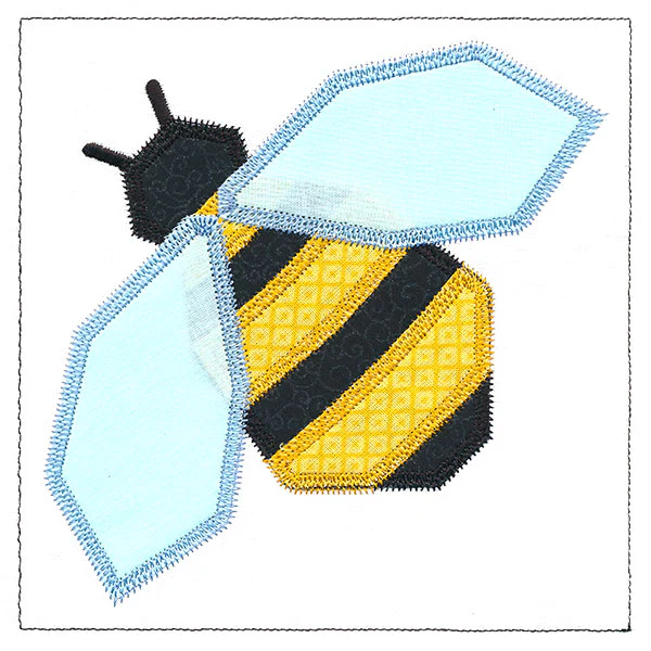Honeybee Quilt Block (In-the-Hoop) - Image 5