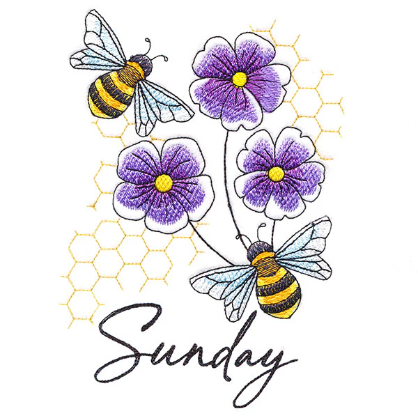 Honeybees & Violets On Sunday - Image 5