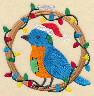 Hoop It Up Christmas Bluebird - Image 4