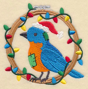 Hoop It Up Christmas Bluebird - Image 5