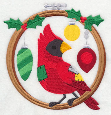 Hoop It Up Christmas Cardinal - Image 4