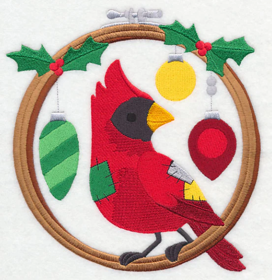 Hoop It Up Christmas Cardinal - Image 6