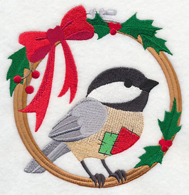 Hoop It Up Christmas Chickadee - Image 4