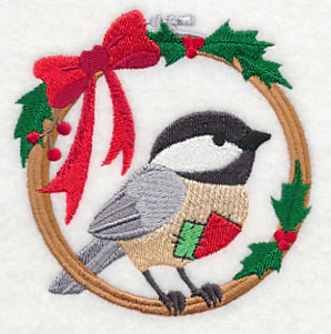 Hoop It Up Christmas Chickadee - Image 5