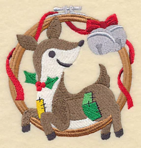 Hoop It Up Christmas Deer - Image 5
