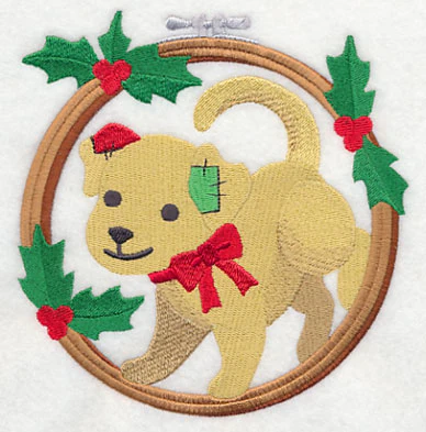 Hoop It Up Christmas Dog - Image 4
