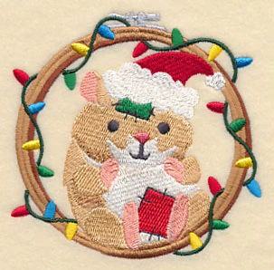 Hoop It Up Christmas Hamster - Image 5