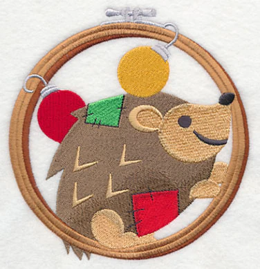 Hoop It Up Christmas Hedgehog - Image 4