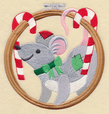 Hoop It Up Christmas Mouse - Image 4