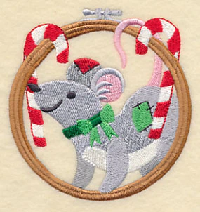 Hoop It Up Christmas Mouse - Image 5