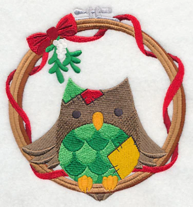 Hoop It Up Christmas Owl - Image 4