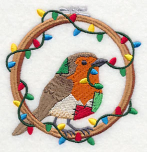 Hoop It Up Christmas Robin - Image 5