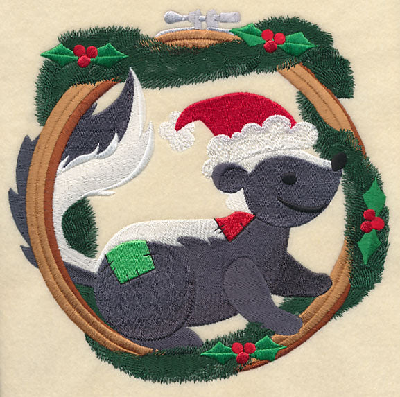 Hoop It Up Christmas Skunk - Image 6