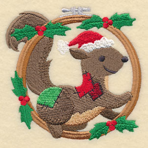 Hoop It Up Christmas Squirrel - Image 5