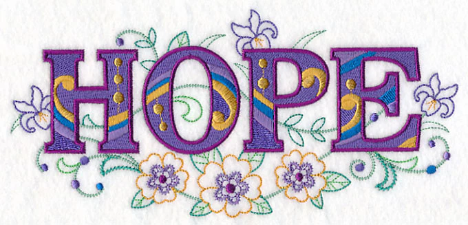 Hope with Vintage Flower Fade - Image 5