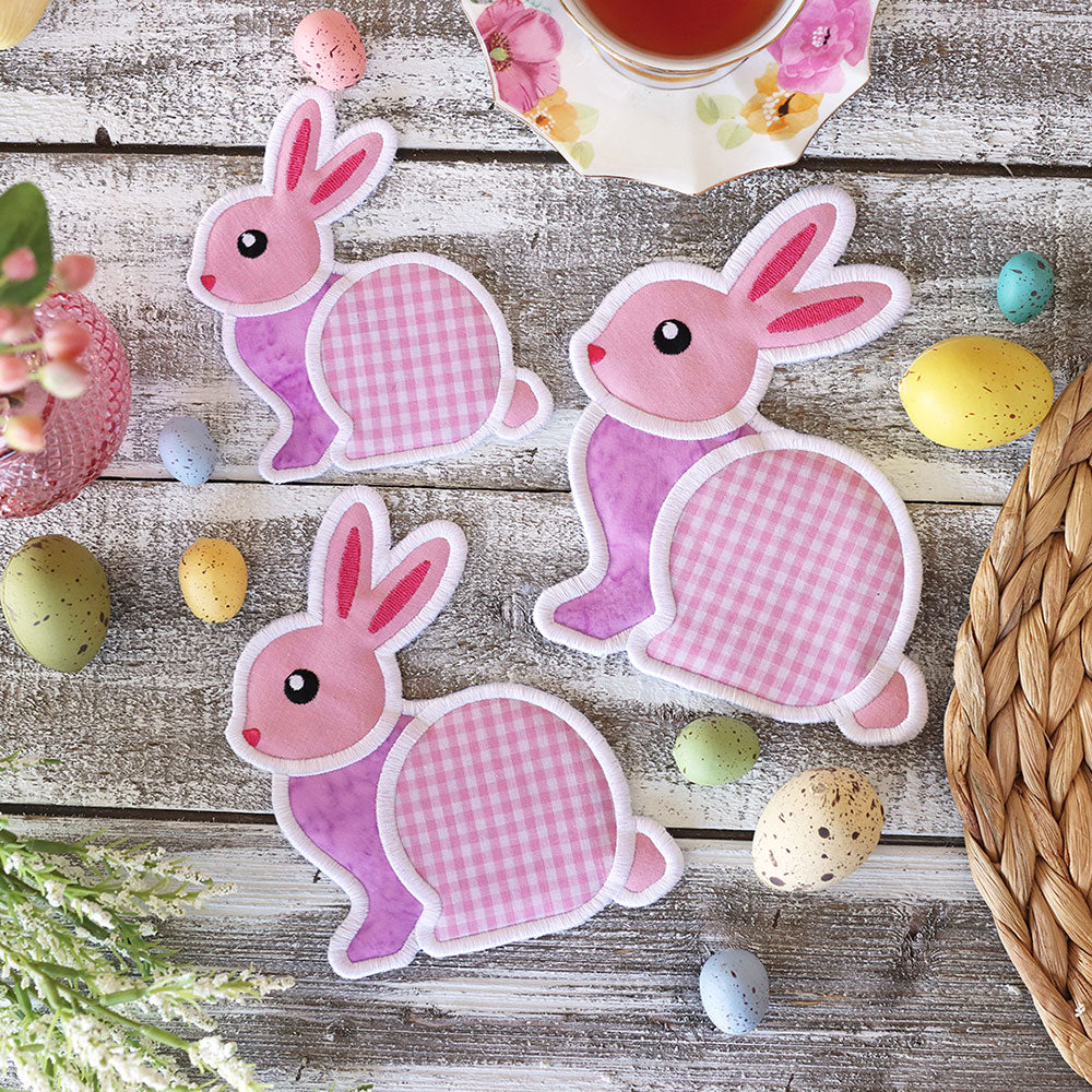 Hoppy Bunny Trivet (In-the-Hoop) - Image 4