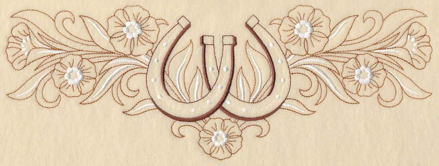 Horseshoe and Flowers - Image 5