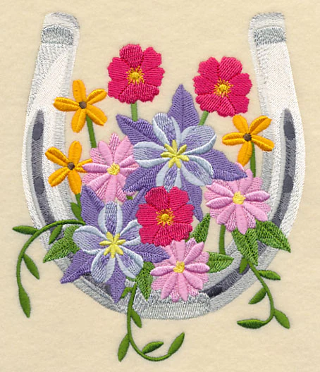 Horseshoe in Wildflowers - Image 2