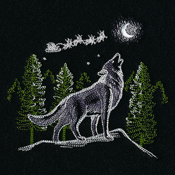 Howling Wolf Santa's Flight Scene - Image 3