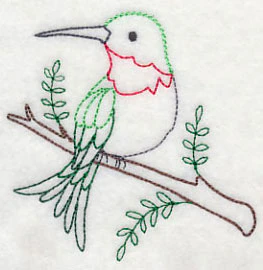 Hummingbird Fancy 2 (Vintage) - Image 3