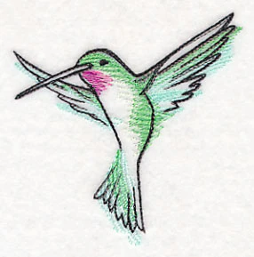 Hummingbird in Watercolor - Image 5