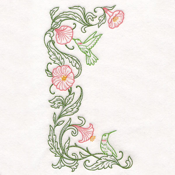 Hummingbirds & Hibiscus Half Frame - Image 5
