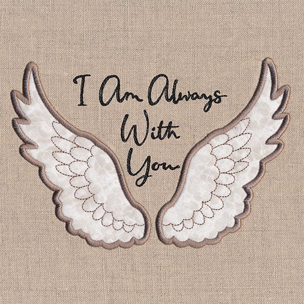 I Am Always With You Angel Wings (Applique) - Image 7