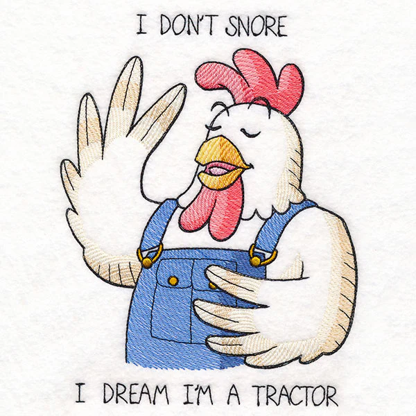 I Don't Snore I'm a Tractor Chicken - Image 2
