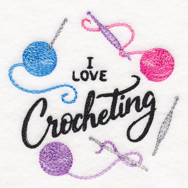 I Love Crocheting Wreath - Image 5
