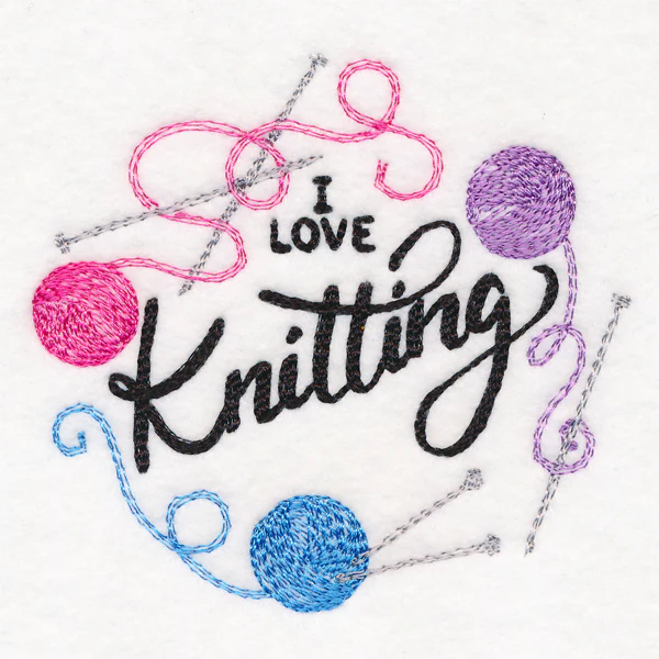 I Love Knitting Wreath - Image 5