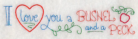 I Love You a Bushel and a Peck Border (Vintage) - Image 4