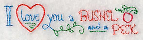 I Love You a Bushel and a Peck Border (Vintage) - Image 5