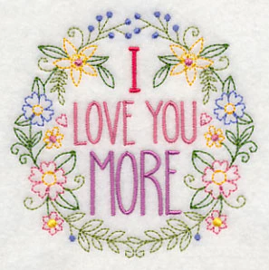 I Love You More Wreath - Image 5