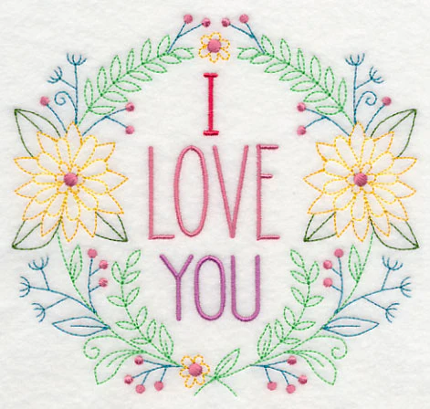 I Love You Wreath - Image 3