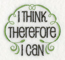 I Think Therefore I Can Jar Cover - Image 3