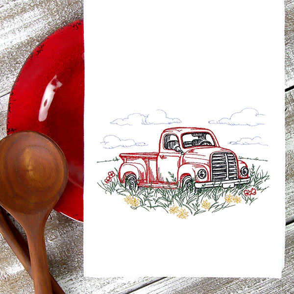 Idyllic Retro Truck Scene - Image 4
