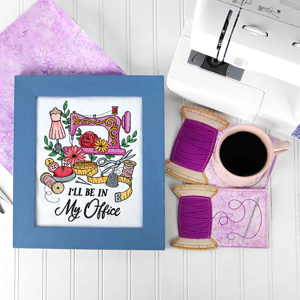 I'll Be in My Office Sewing Machine - Image 4
