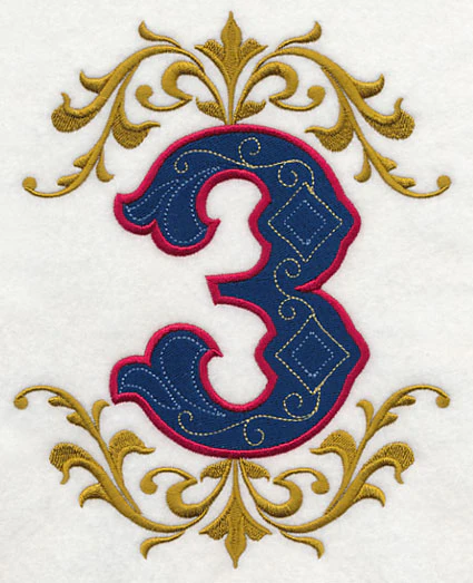 Illuminated Number 3 (7.8 inch) - Image 2
