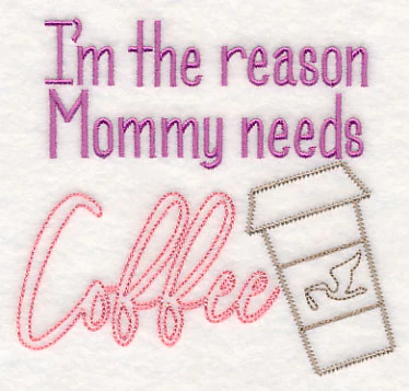 I'm the Reason Mommy Needs Coffee - Image 2
