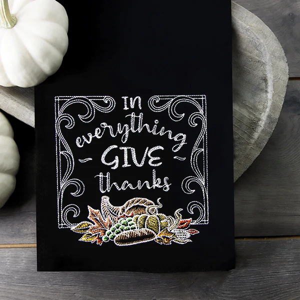 In Everything Give Thanks Chalkboard - Image 4