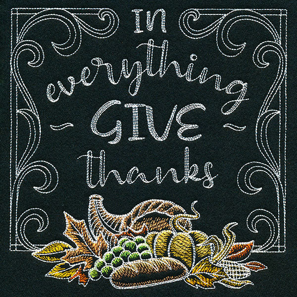 In Everything Give Thanks Chalkboard - Image 9
