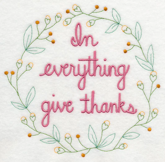In Everything Give Thanks Wreath - Image 2