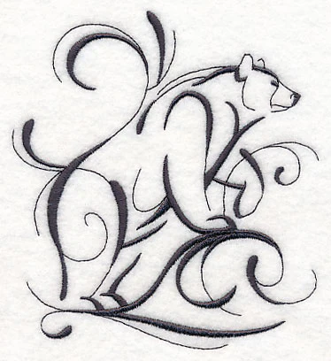 Inky Bear Standing - Image 2