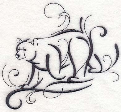 Inky Bear Walking - Image 2
