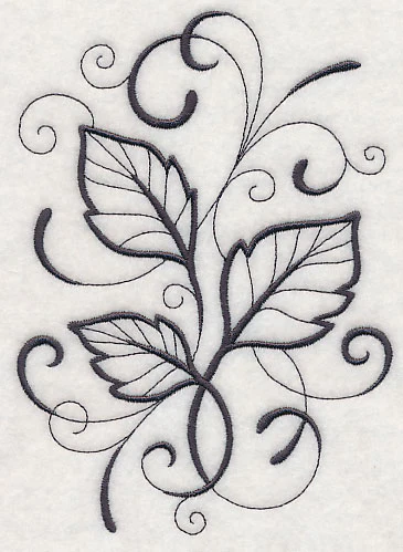 Inky Birch Leaves - Image 4