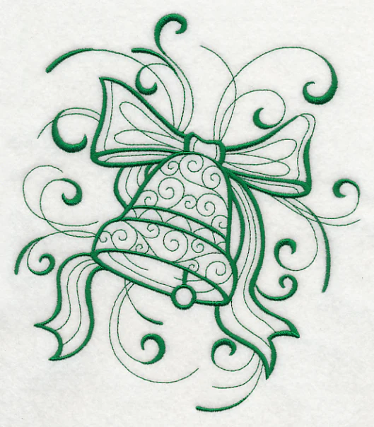 Inky Christmas Bell